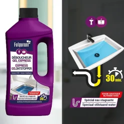 FULGURANT SANITAIRE Déboucheur soude gel fulgurant Stopy 900ml