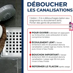 Starwax Déboucheur spécial cheveux 900ml