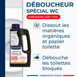 Starwax Déboucheur spécial WC avec javel 1L Online