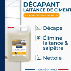 Starwax Décapant laitance de ciment carrelages 5L Sale