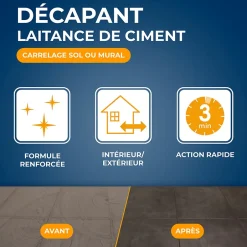Starwax Décapant laitance de ciment carrelages 5L Sale