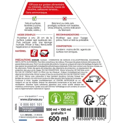 Starwax Décrassant surpuissant 500ml + 20% gratuit