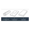 Deko Dream Matelas 90x190 cm HAHTUVA - Mousse - Ferme - 14 cm - 5 zones Outlet