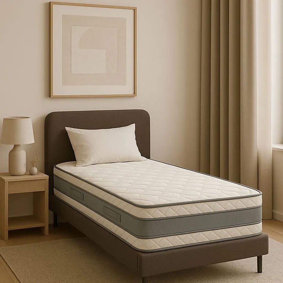 King Of Dreams Deluxememory Matelas 70x190 Contact Mémoire de Forme - Hauteur 21 Cm - Soutien Ferme - New