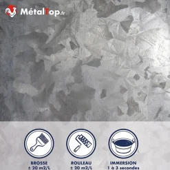 Metaltop Derochant Galva Aluminium Chrome Béton - 60 L - Métaltop