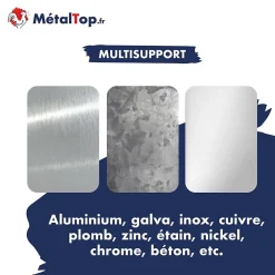Metaltop Derochant Galva Aluminium Chrome Béton - 20 L - Métaltop