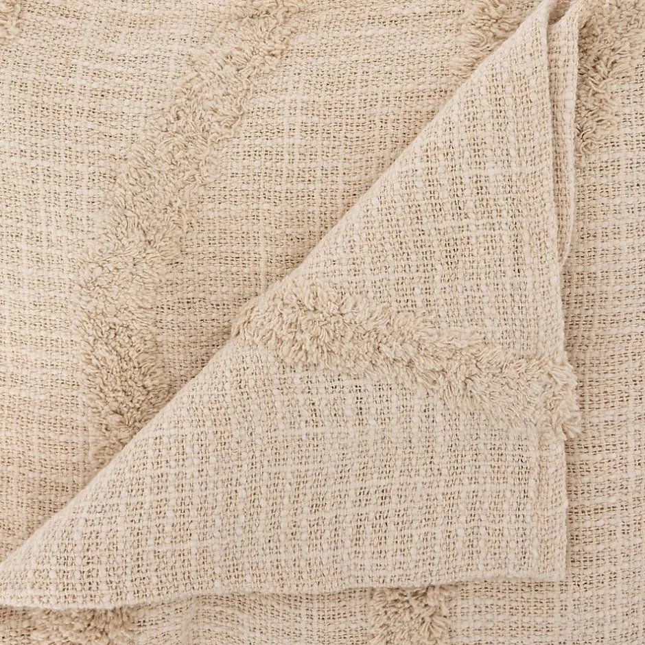Atmosphera Créateur D'Intérieur Dessus de lit Daisy 240x260cm beige - Atmosphera
