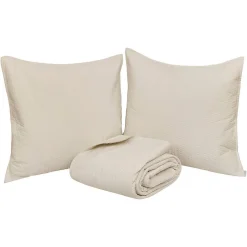 Atmosphera Créateur D'Intérieur Dessus de lit Lilou ivoire 260x240cm - Atmosphera