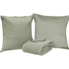 Atmosphera Créateur D'Intérieur Dessus de lit Lilou vert céladon 260x240cm - Atmosphera
