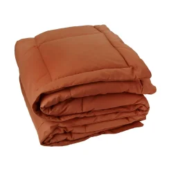 Toison d'Or Dessus de lit matelassé peau de pêche Oekotex (220x240 cm - Terracotta) Best