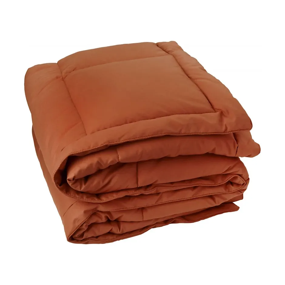 Toison d'Or Dessus de lit matelassé peau de pêche Oekotex (220x240 cm - Terracotta) Best