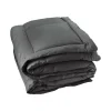 Toison d'Or Dessus de lit matelassé peau de pêche Oekotex (220x240 cm - Gris anthracite)