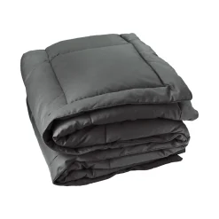 Toison d'Or Dessus de lit matelassé peau de pêche Oekotex (220x240 cm - Gris anthracite)