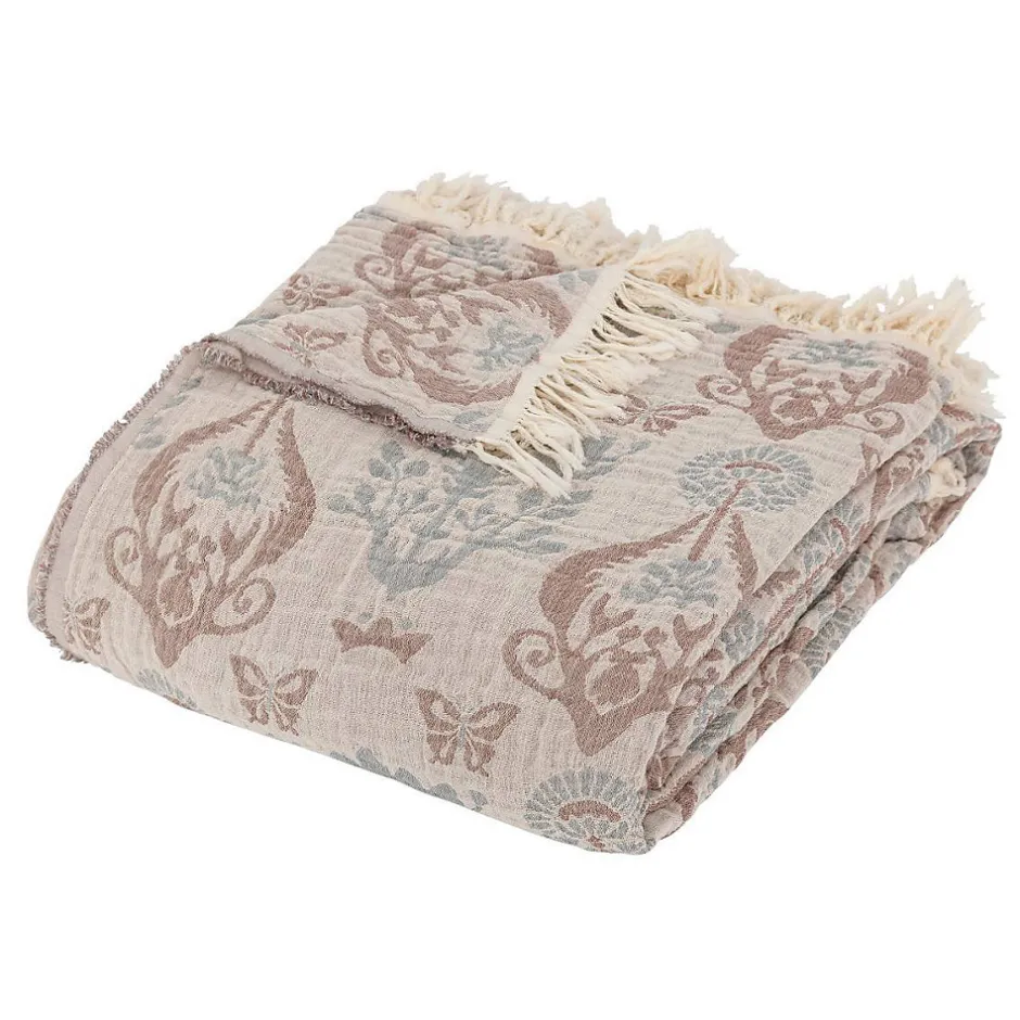 Atmosphera Créateur D'Intérieur Dessus de lit Mirohia beige et bleu 260x240cm - Atmosphera Sale