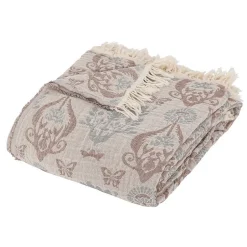 Atmosphera Créateur D'Intérieur Dessus de lit Mirohia beige et bleu 260x240cm - Atmosphera Sale