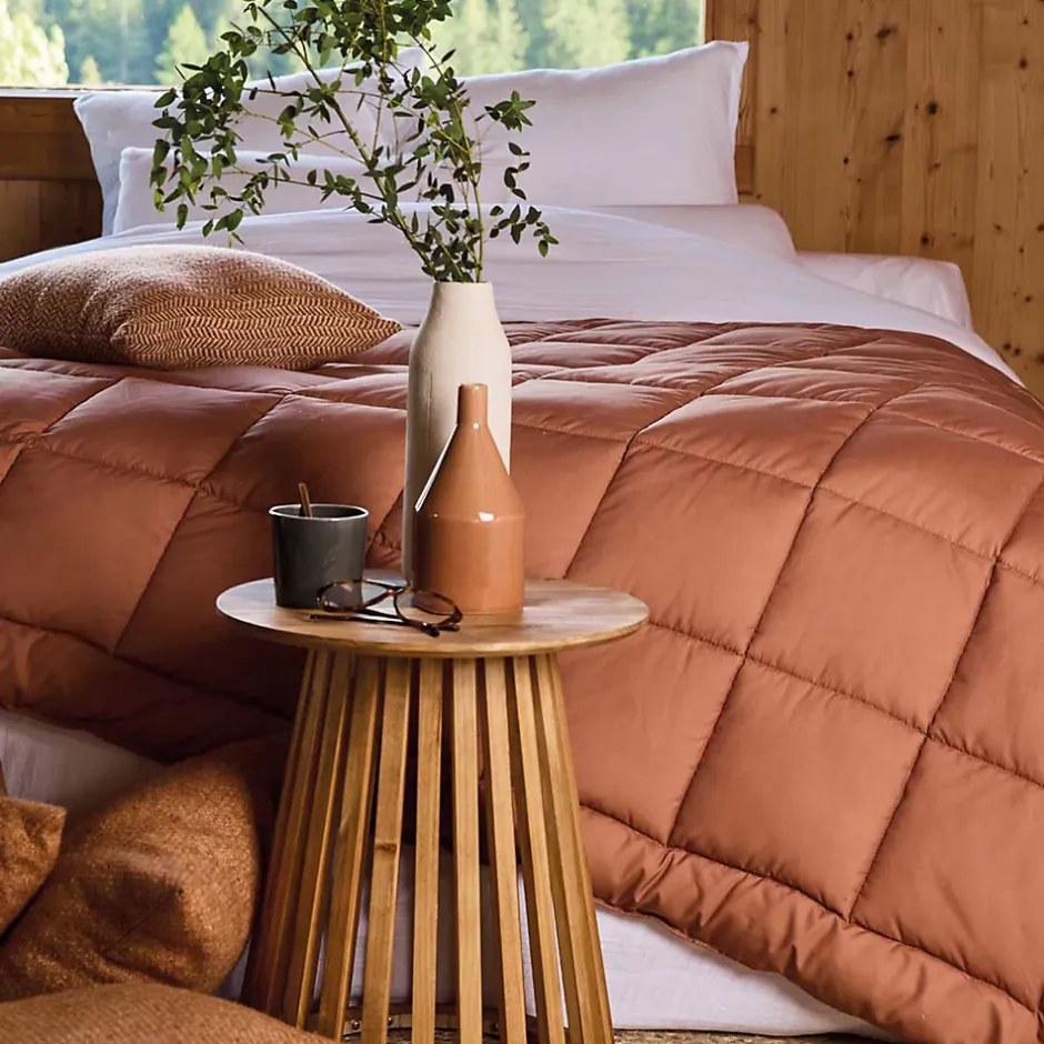 Linnea Dessus de lit polyester microfibre 240x220 cm LAZY orange ocre Sale