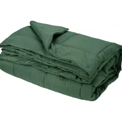 Linnea Dessus de lit polyester microfibre 260x240 cm LAZY vert argile
