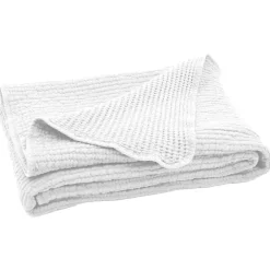 Linnea Dessus de lit réversible 270x250 cm JAIPUR en coton blanc