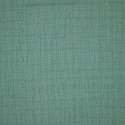 Linnea Dessus de lit 180x250 cm BREHAT 100% gaze de coton vert lichen