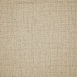 Linnea Dessus de lit 230x250 cm BREHAT 100% gaze de coton marron galet