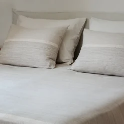 Linnea Dessus de lit ZAGORA pur coton 250 g/m² 260x240 cm blanc neige