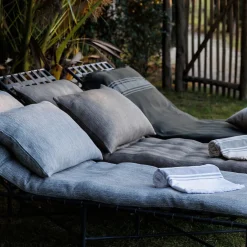 Linnea Dessus de lit ZAGORA pur coton 250 g/m² 180x240 cm beige ficelle