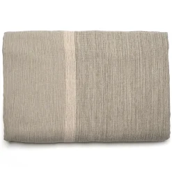 Linnea Dessus de lit ZAGORA pur coton 250 g/m² 260x240 cm beige ficelle Clearance