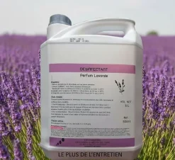 Le Plus De L'Entretien detergent neutre 3D : nettoie, desodorise et desinfecte - Parfum lavande - 5L - Fabrication francaise