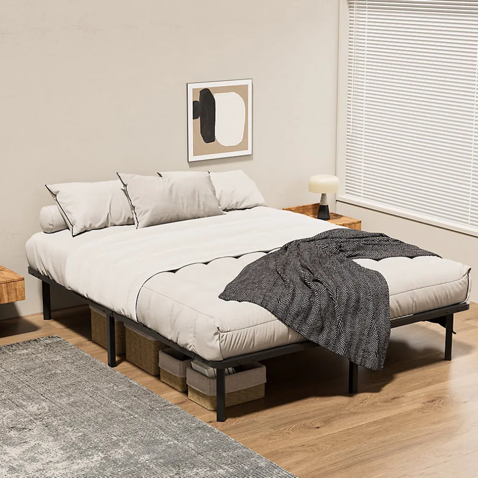 Teeno Dewinner Sommier à Lattes sur Pieds,Lit 2x14 Lattes,7 Pieds Inclus,160x200 CM Outlet