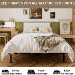 Teeno Dewinner Sommier à Lattes sur Pieds,Lit 2x14 Lattes,7 Pieds Inclus,160x200 CM Outlet
