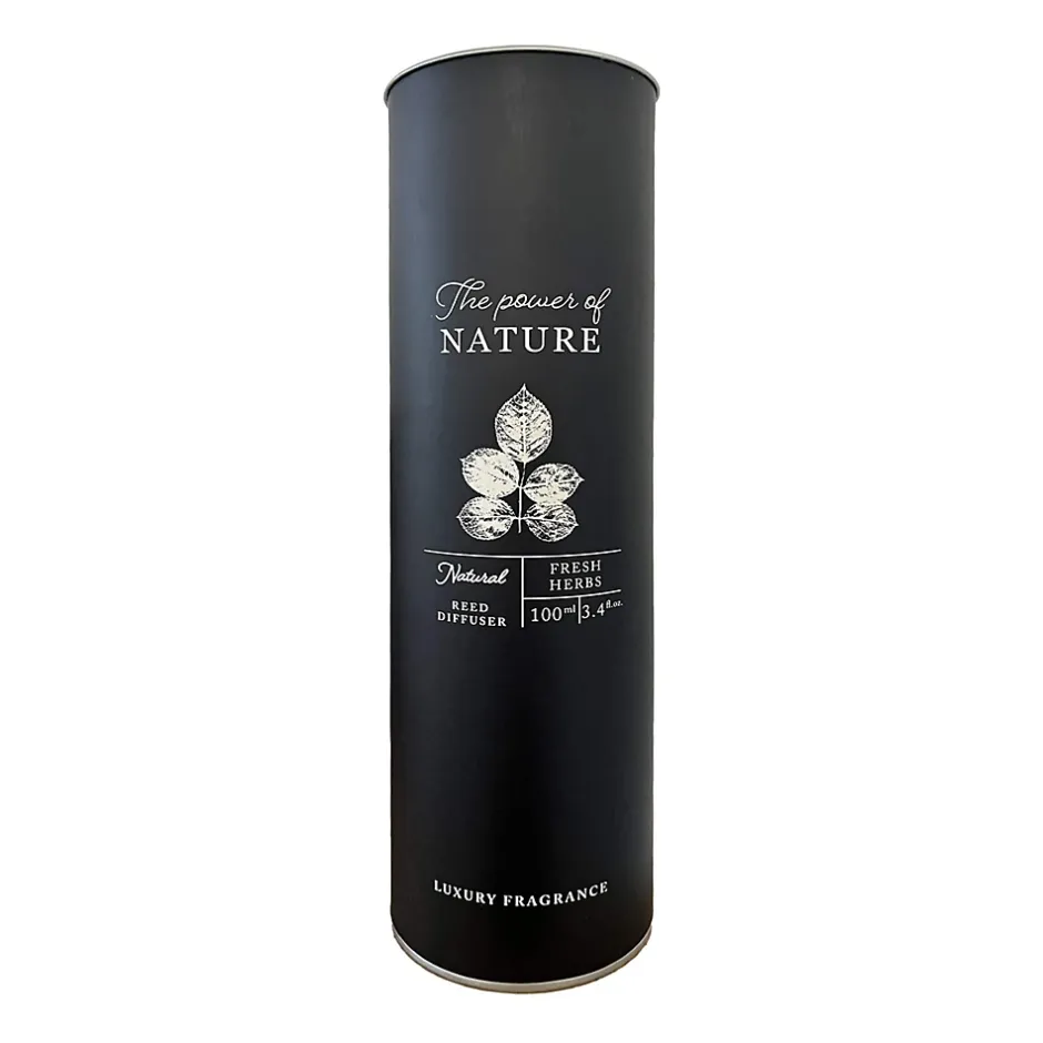 Mobili Rebecca Diffuseur d'Ambiance Parfumé avec 6 Bâtonnets au Parfum d'Herbes Fraîches Idées Cadeaux