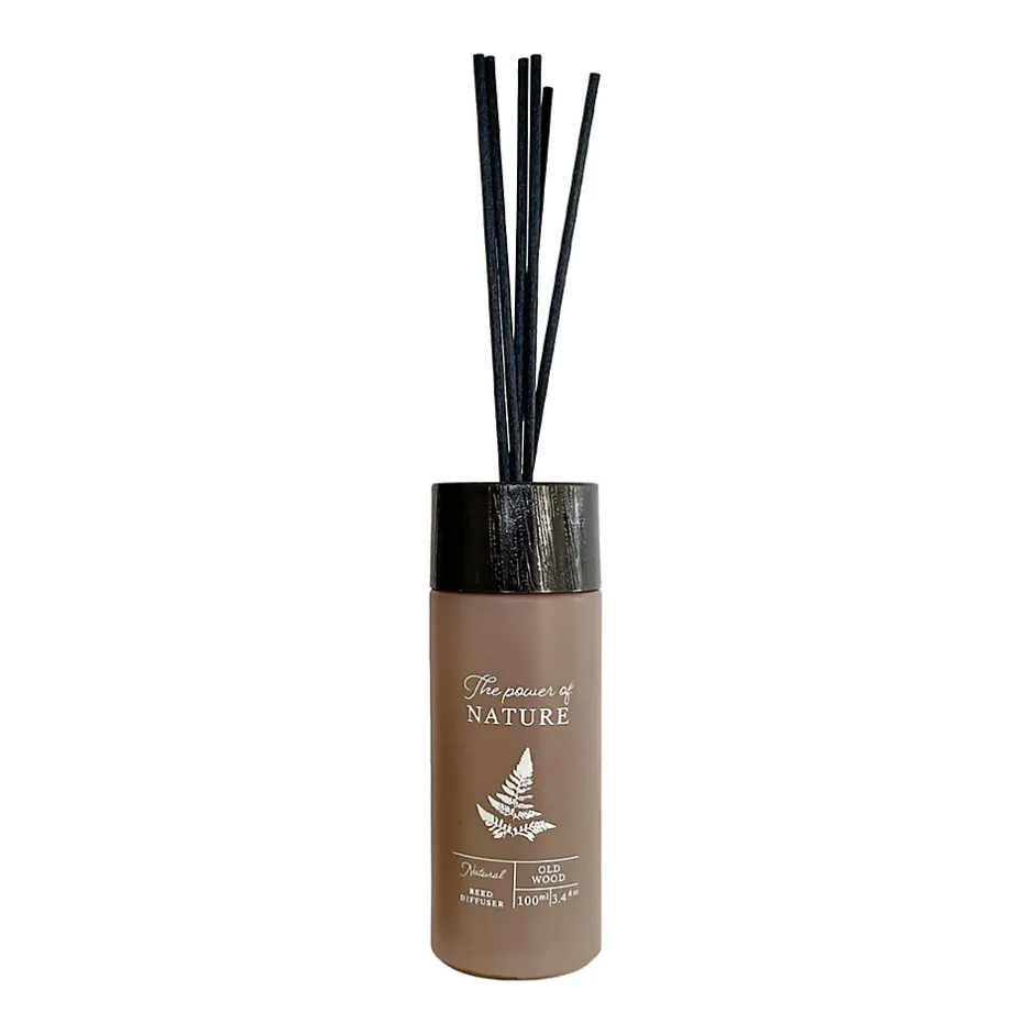 Mobili Rebecca Diffuseur de Parfum avec 6 Bâtonnets d'Essence en Bois Vieilli Idées Cadeaux