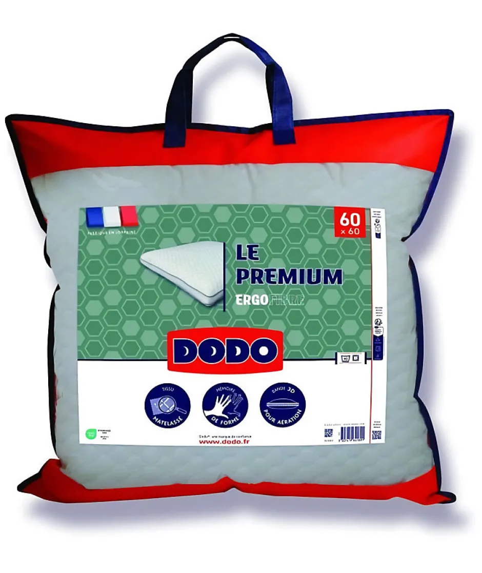 Dodo - OREILLER ERGONOMIQUE - LE PREMIUIM - 60X60 cm Clearance