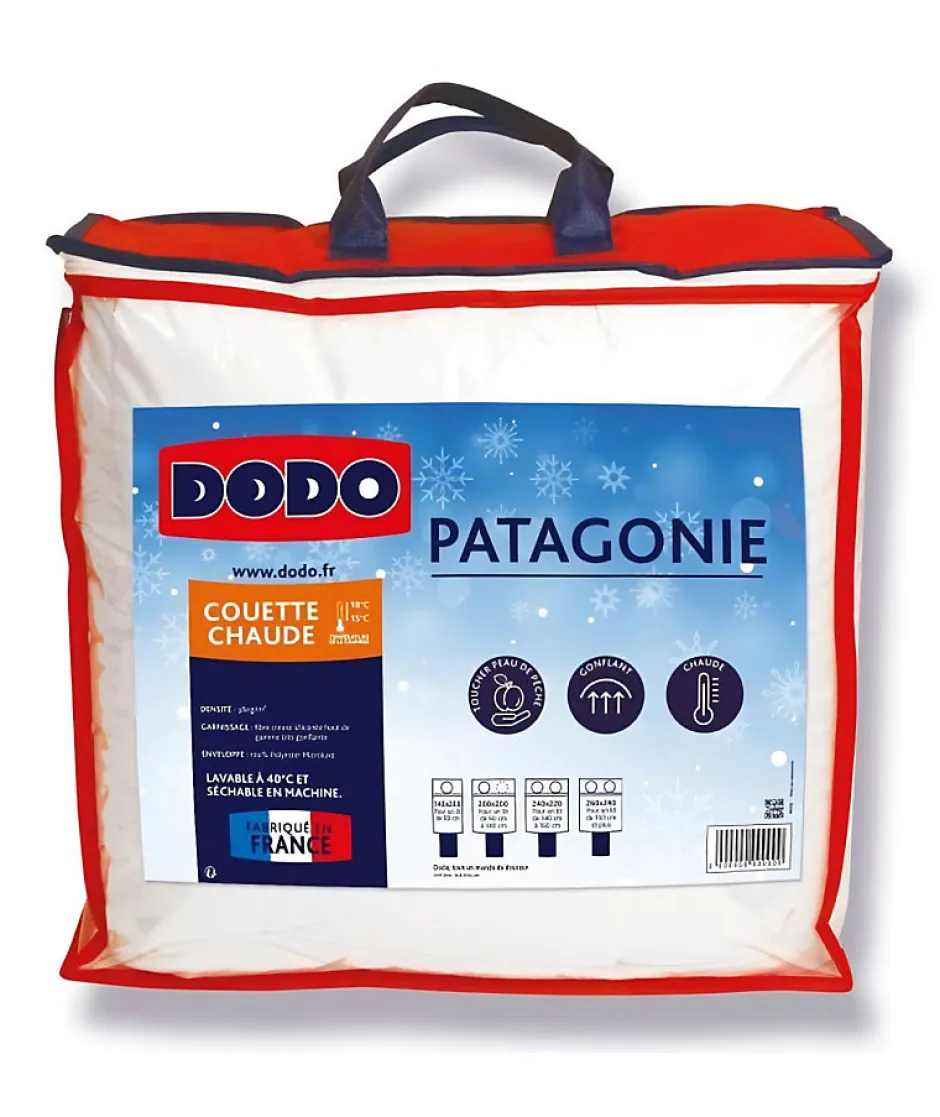 Dodo Couette chaude Patagonie blanc - 140x200 cm