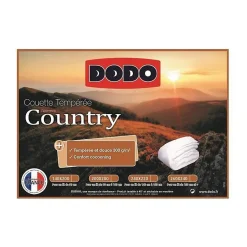 Dodo Couette tempérée Country - 240 x 260 cm - Blanc Sale