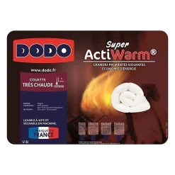 Dodo Couette tres chaude 450g/m² SUPER ACTIWARM 200x200 cm blanc Online