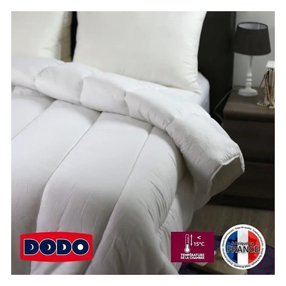 Dodo Couette tres chaude SUPER ACTIWARM - 450 g / m² - 220 x 240 cm - Blanc