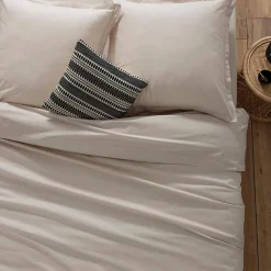 Atmosphera Créateur D'Intérieur Drap en coton - lin 240x290 cm - Atmosphera Outlet
