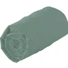 Tradilinge Drap housse 100% coton biologique - bonnet 30 cm (90x190 cm - Bronze)