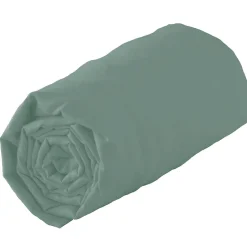 Tradilinge Drap housse 100% coton biologique - bonnet 30 cm (90x190 cm - Bronze)