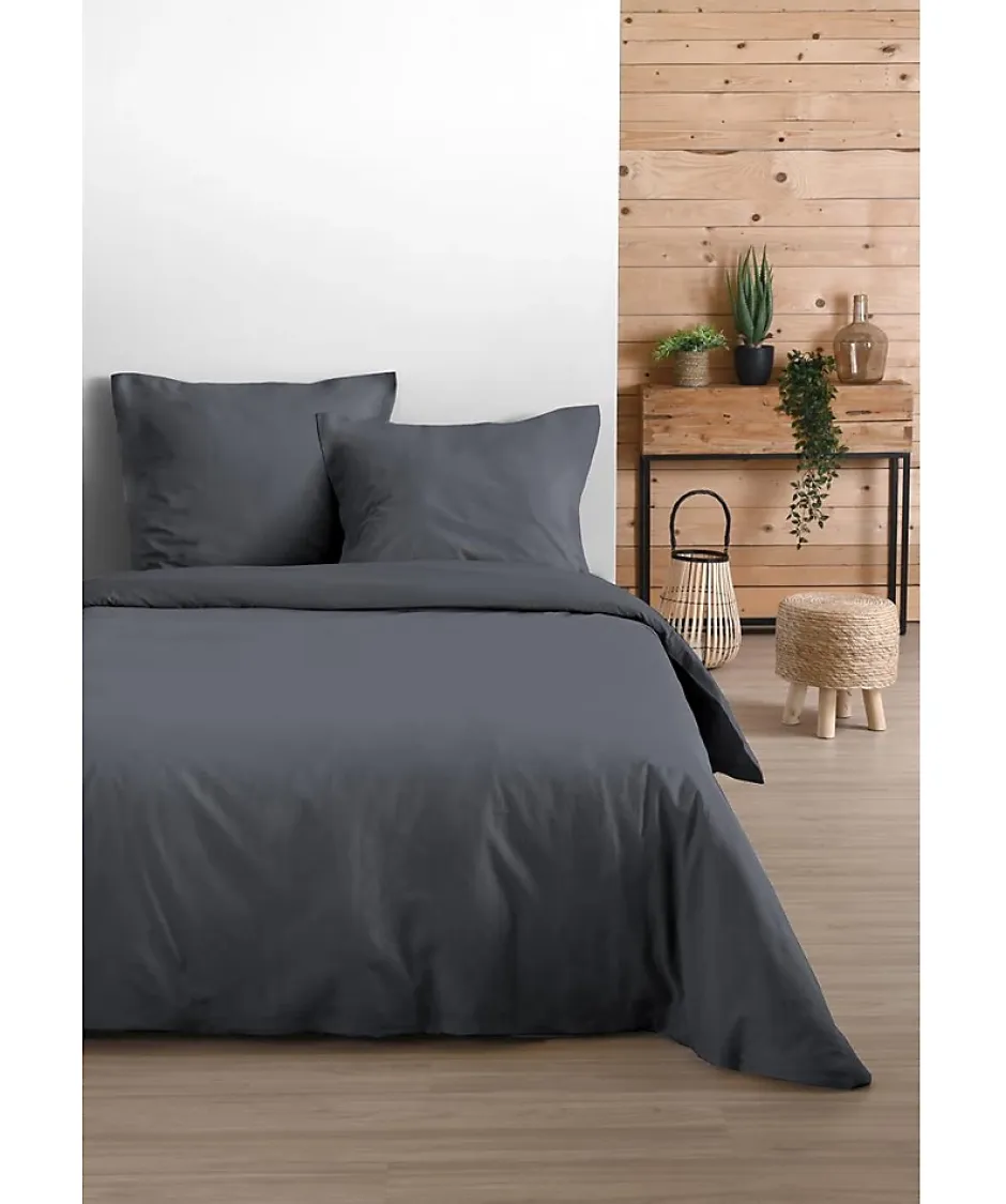 Eden Drap housse 180 x 200 cm s anthracite Discount