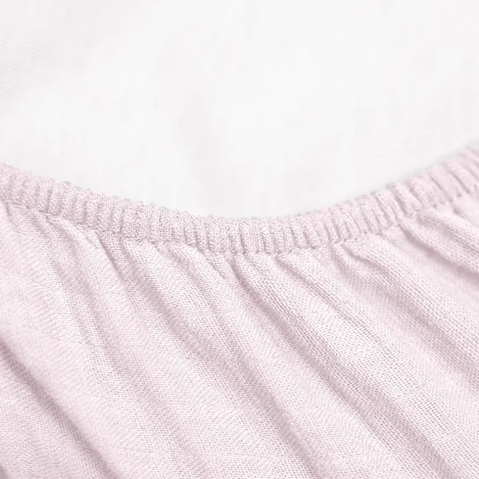 Sevira Kids Drap housse berceau en gaze de coton à carreaux Clearance