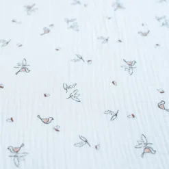 Sevira Kids Drap housse berceau en gaze de coton Melody New