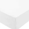 Domiva Drap housse bio bébé (40x80 cm - Blanc)