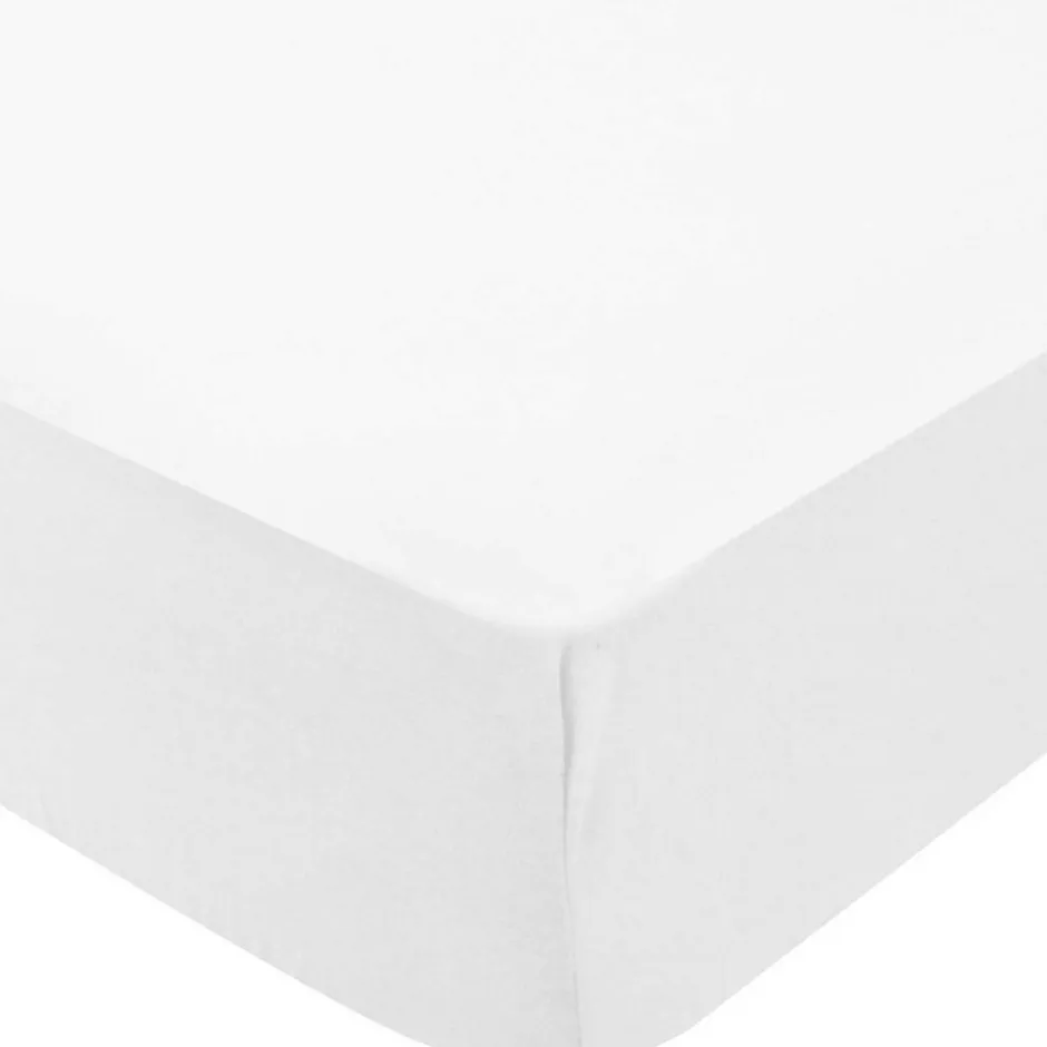 Domiva Drap housse bio bébé (40x80 cm - Blanc)