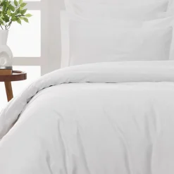 Sensei Maison Drap housse bonnet 40 cm en percale coton PLUSBlanc 180x200 cm SOFT PERCALE