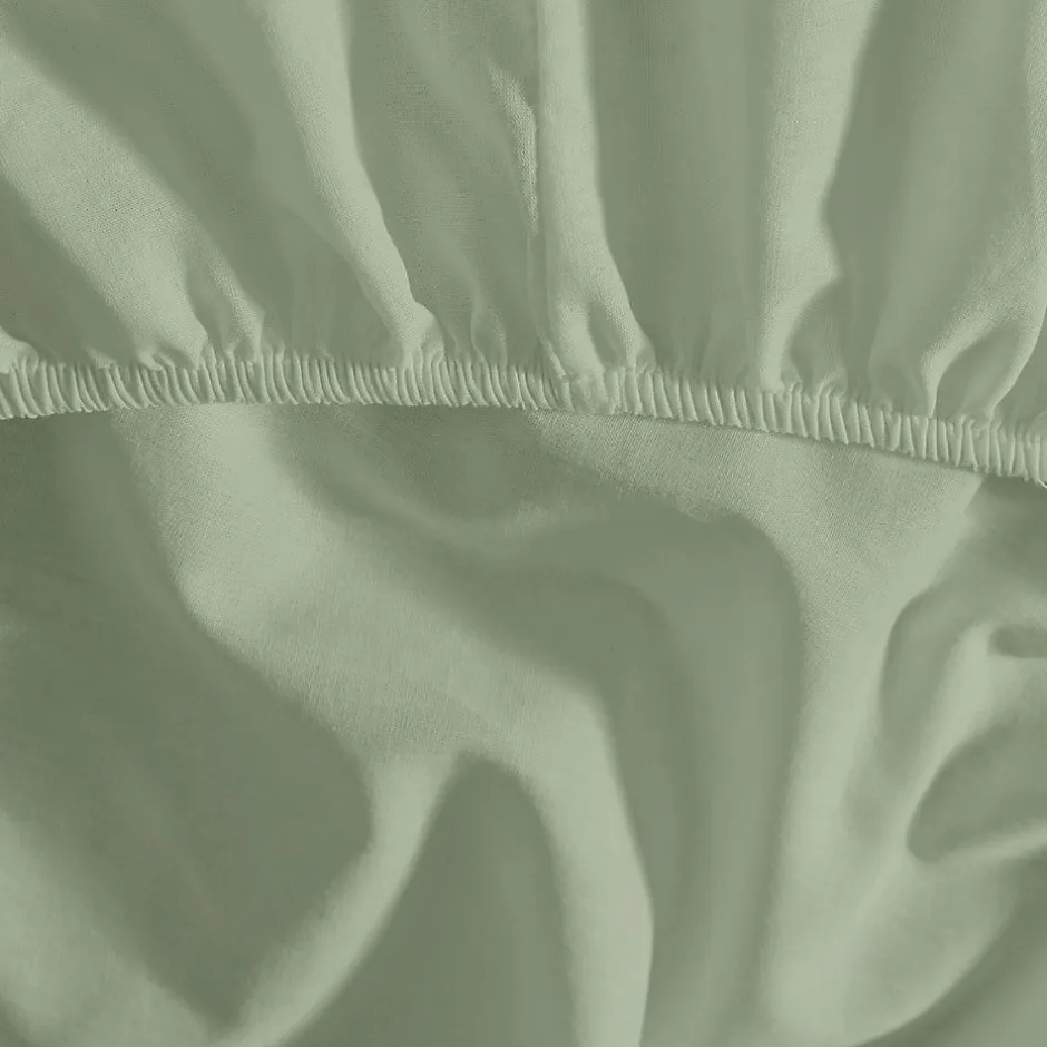 Sensei Maison Drap housse bonnet 40 cm en percale coton PLUSSauge 200x200 cm SOFT PERCALE