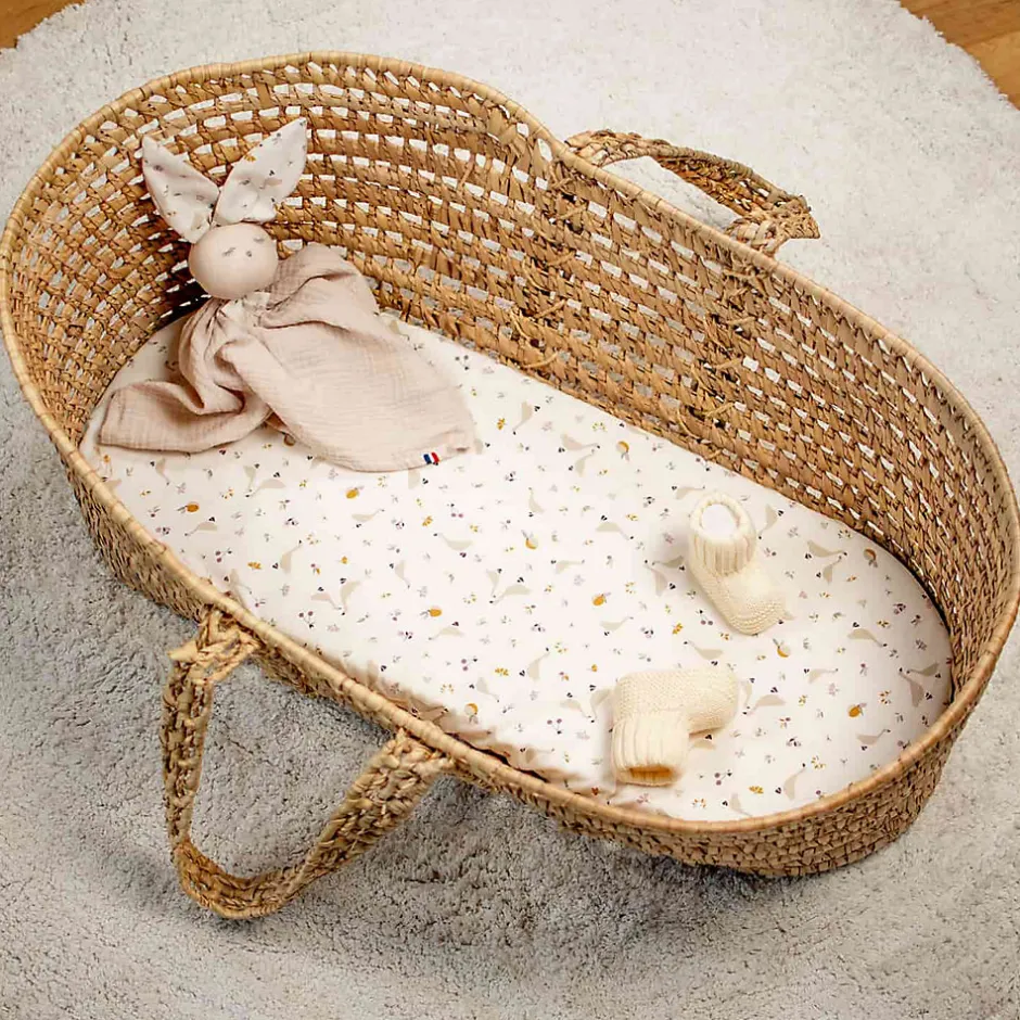 Sevira Kids Drap housse couffin en coton Sidonia