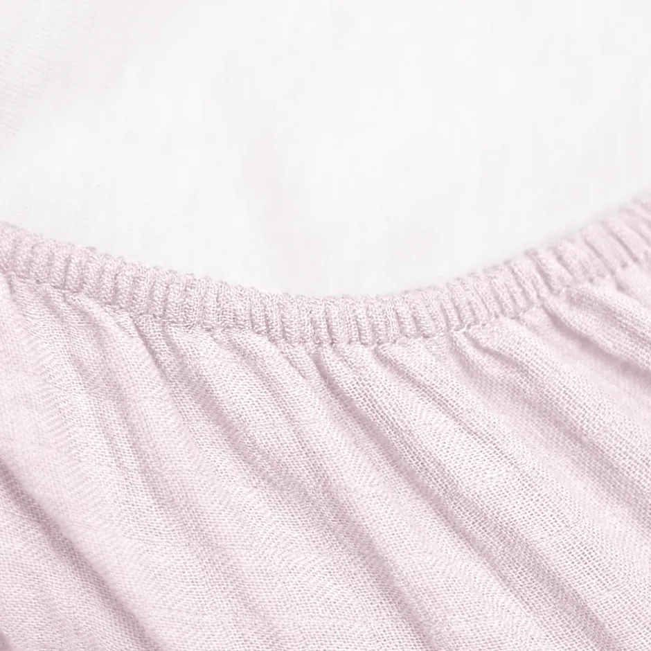 Sevira Kids Drap housse couffin en double gaze à carreaux