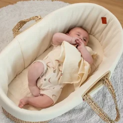Sevira Kids Drap housse couffin ovale en gaze de coton Jeanne Online
